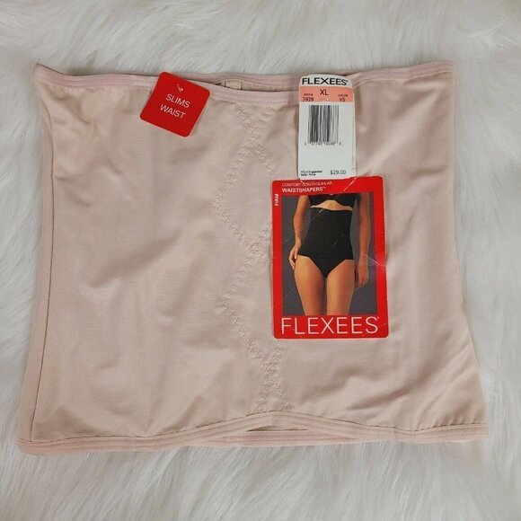 Flexees Underwonder Long Torso Waist Shaper Firm Control Boning  XLg 3939 Disc - Picture 2 of 10